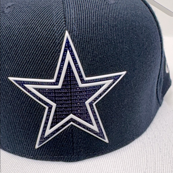 NFL youth Dallas Cowboys Navy/White Team Cap hat logo football one size  NWT - Picture 2 of 7